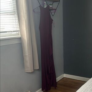 Chic Sleeveless Maxi Dress in Deep Purple